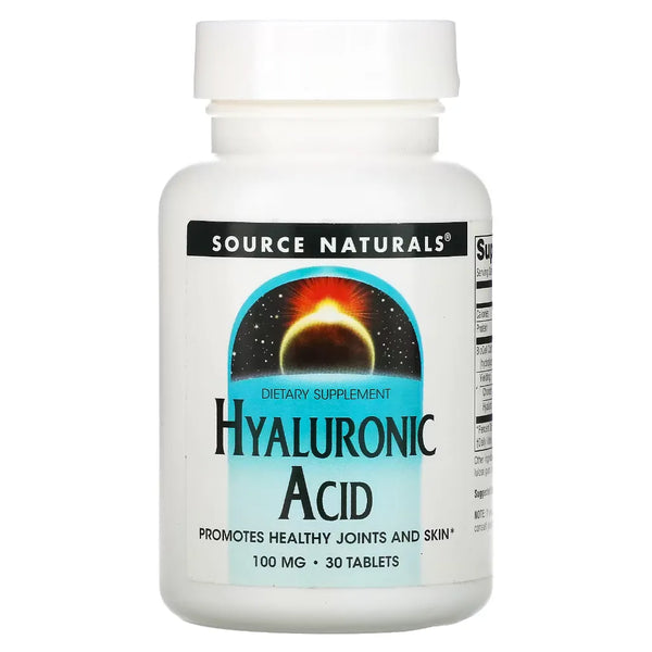 Hyaluronic Acid 100 mg Source Naturals