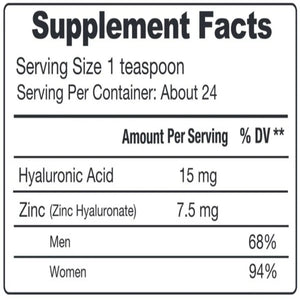 Hyaluronic Acid + Zinc Hyalogic