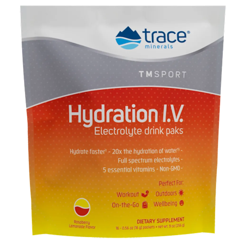 Hydration I V Electroltye Drink Paks Trace Minerals Research