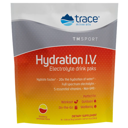 Hydration I V Electroltye Drink Paks Trace Minerals Research