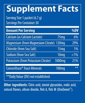 Hydro Pak Keto Potassium Formula Stick Packs, Lemon Lime