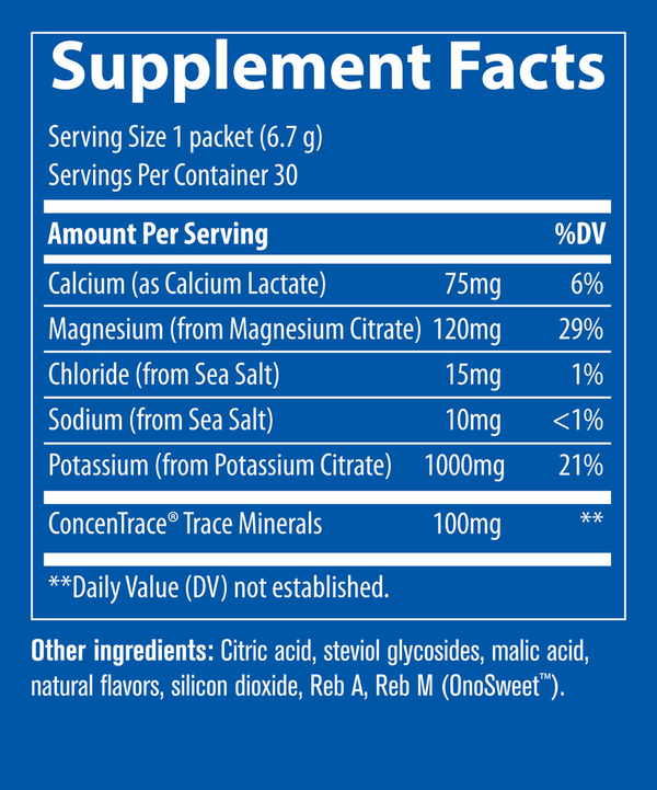 Hydro Pak Keto Potassium Formula Stick Packs, Lemon Lime