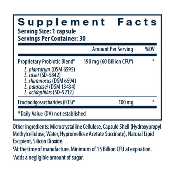 Hyperbiotics Prebiotic + Probiotic 60 Billion CFU