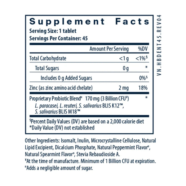 Hyperbiotics Pro-Dental Probiotic