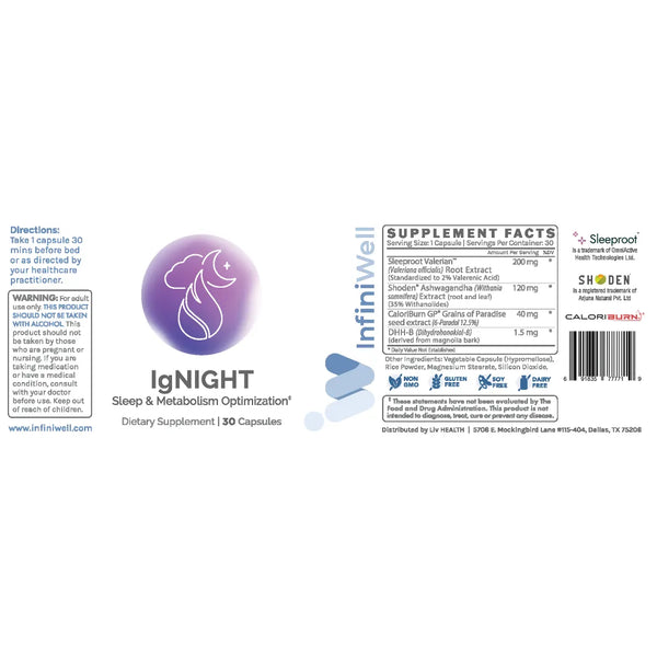 IgNIGHT- Restorative And Deep Sleep Support Infiniwell