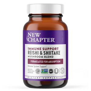 New Chapter  Immune Support Reishi & Shiitake - Supports immune system, vitality, and overall wellness