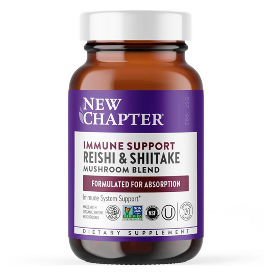 New Chapter  Immune Support Reishi & Shiitake - Supports immune system, vitality, and overall wellness