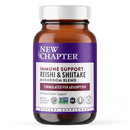 New Chapter  Immune Support Reishi & Shiitake - Supports immune system, vitality, and overall wellness