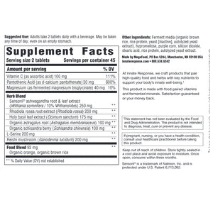 Innate Response Formulas - Adrenal Response Complete Care stress supplement