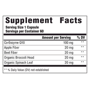 CoQ10 100 mg Innate Response co enzyme q10 100 mg - Supplement Ingredients