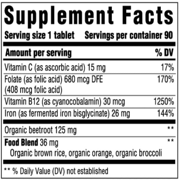 IRON RESPONSE supplement facts by Innate Response