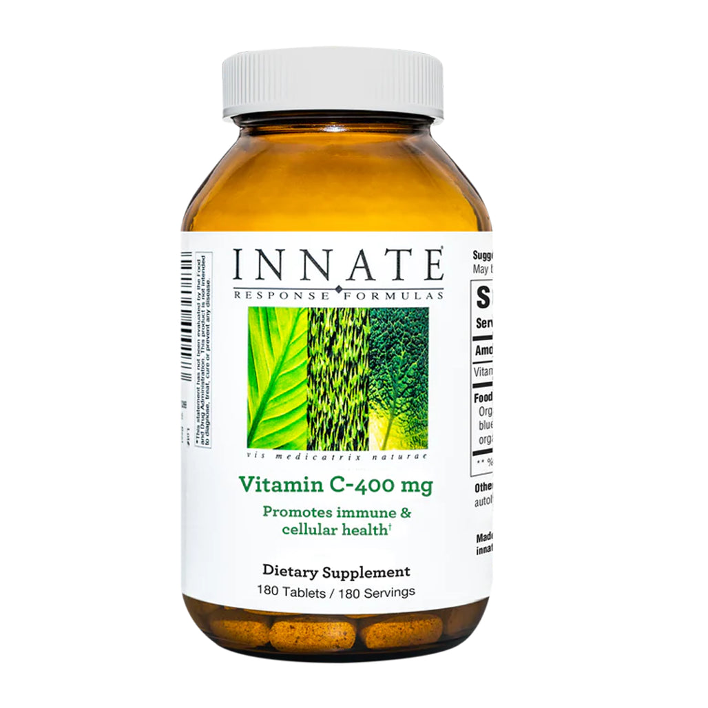 Innate Response Formulas Vitamin C-400 mg - 180 Tablets | Whole food vitamin c