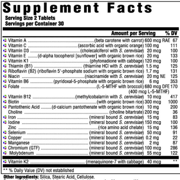 WOMEN'S MULTIVITAMIN with methylated folate and B12 by Innate Response Formulas