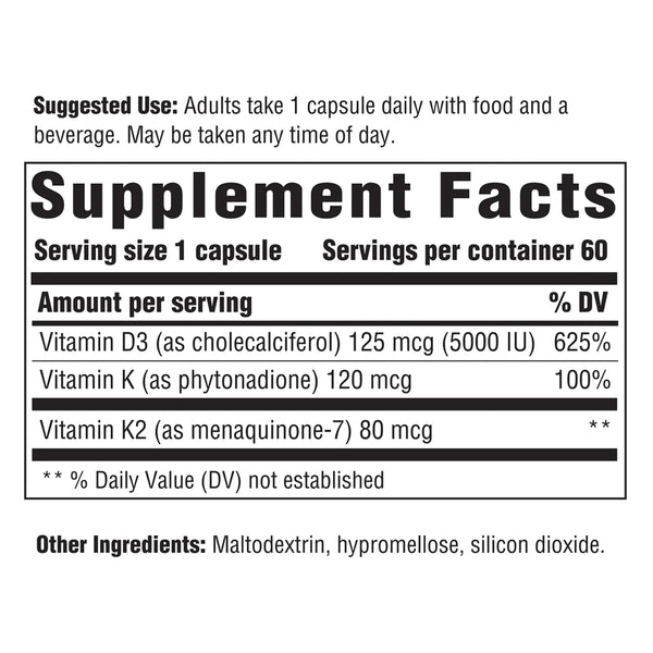 Innate Response VITAMIN D3 5000 IU - supplement for immune function and healthy bones