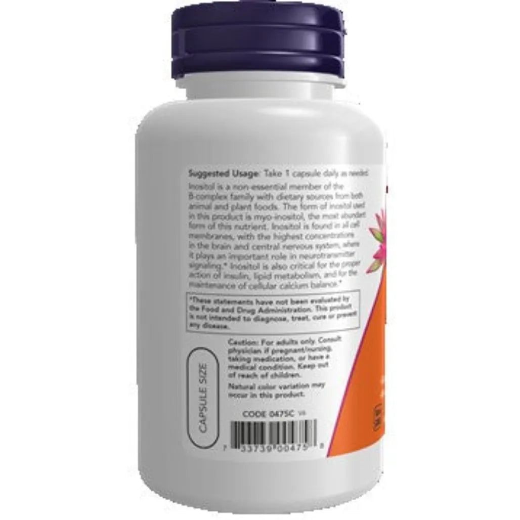 Inositol Capsules 500 mg NOW