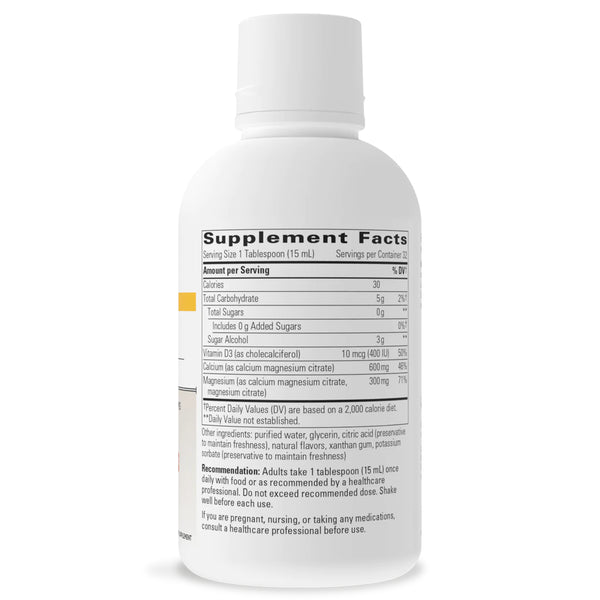 Integrative Therapeutics Liquid Calcium Magnesium 2:1 Orange 16 oz