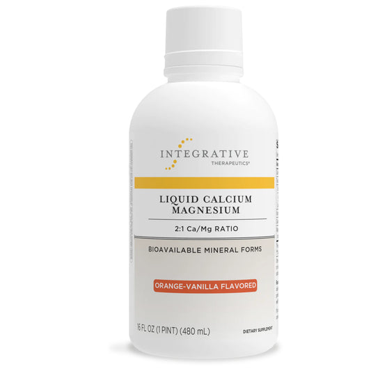Liquid Calcium Magnesium 2:1 Orange Integrative Therapeutics | Orange-Vanilla Flavored