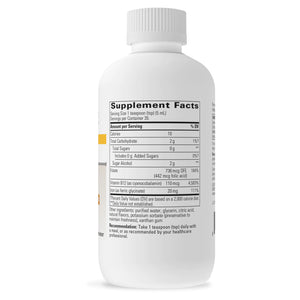 Integrative Therapeutics Liquid Iron Apple Cinnamon Supplement Facts