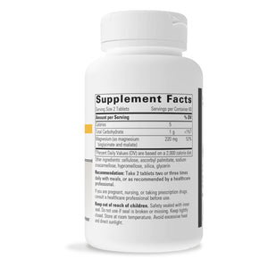 Integrative Therapeutics Magnesium Glycinate Plus 120 Tablets supplement facts