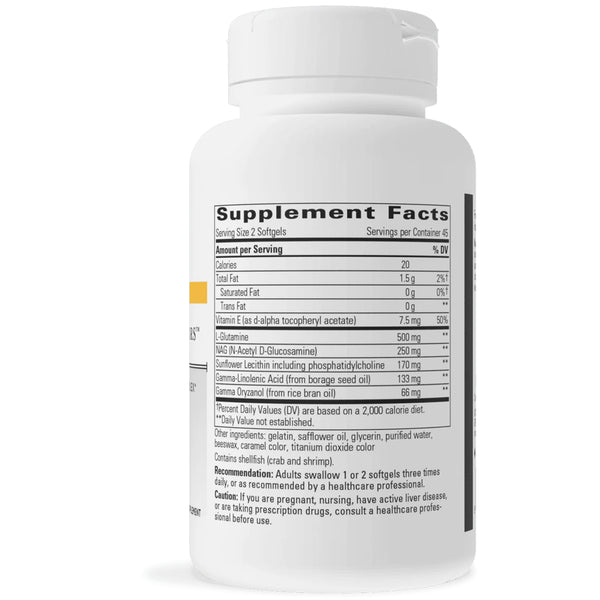 Integrative Therapeutics Permeability Factors 90 Softgels supplement facts