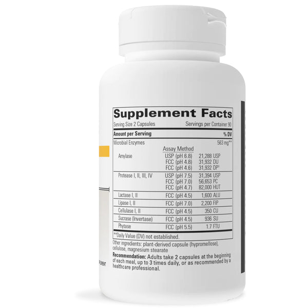 Integrative Therapeutics Similase supplement facts
