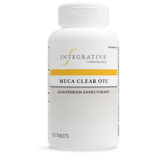 Muca Clear OTC Tablets by Integrative Therapeutics - non-drowsy Guaifenesin expectorant