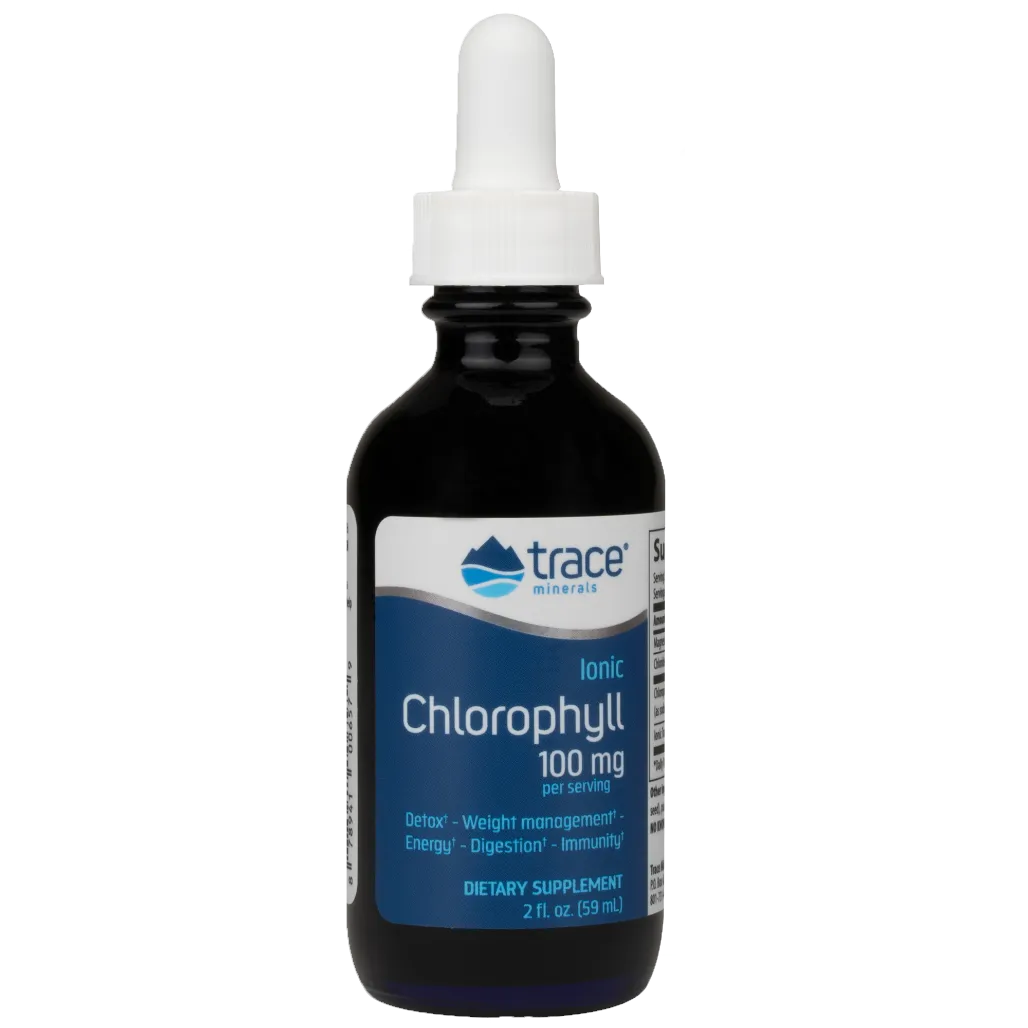 Ionic Chlorophyll Liquid 100mg Trace Minerals Research