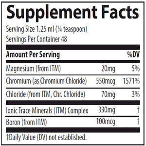 Ionic Chromium Trace Minerals Research
