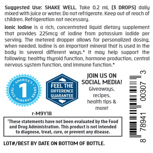 Ionic Iodine from Potassium Iodide