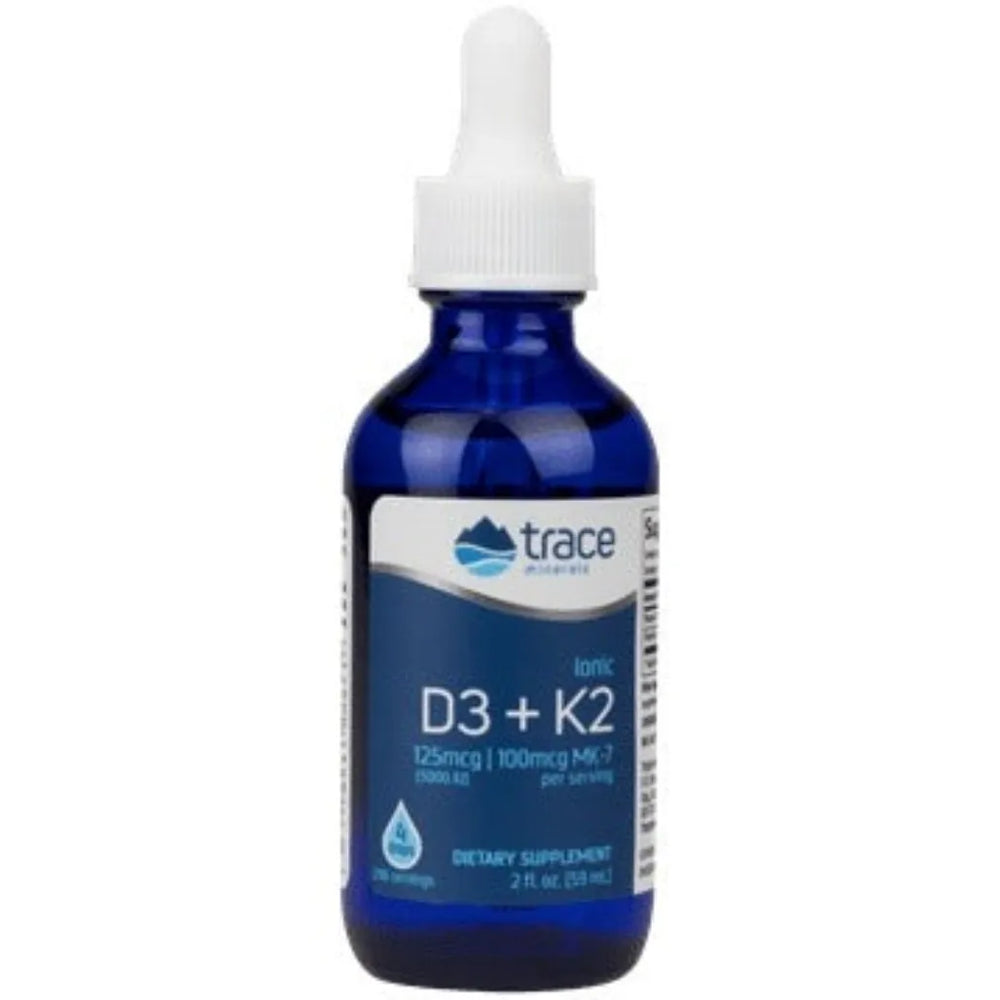 Ionic Vitamin D3 + K2 Trace Minerals Research