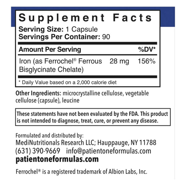 Iron Chelate by Patient One&nbsp;