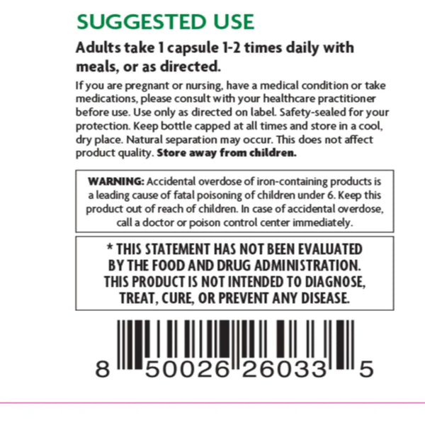 Iron & Herbs Phyto 60 Caps Salus