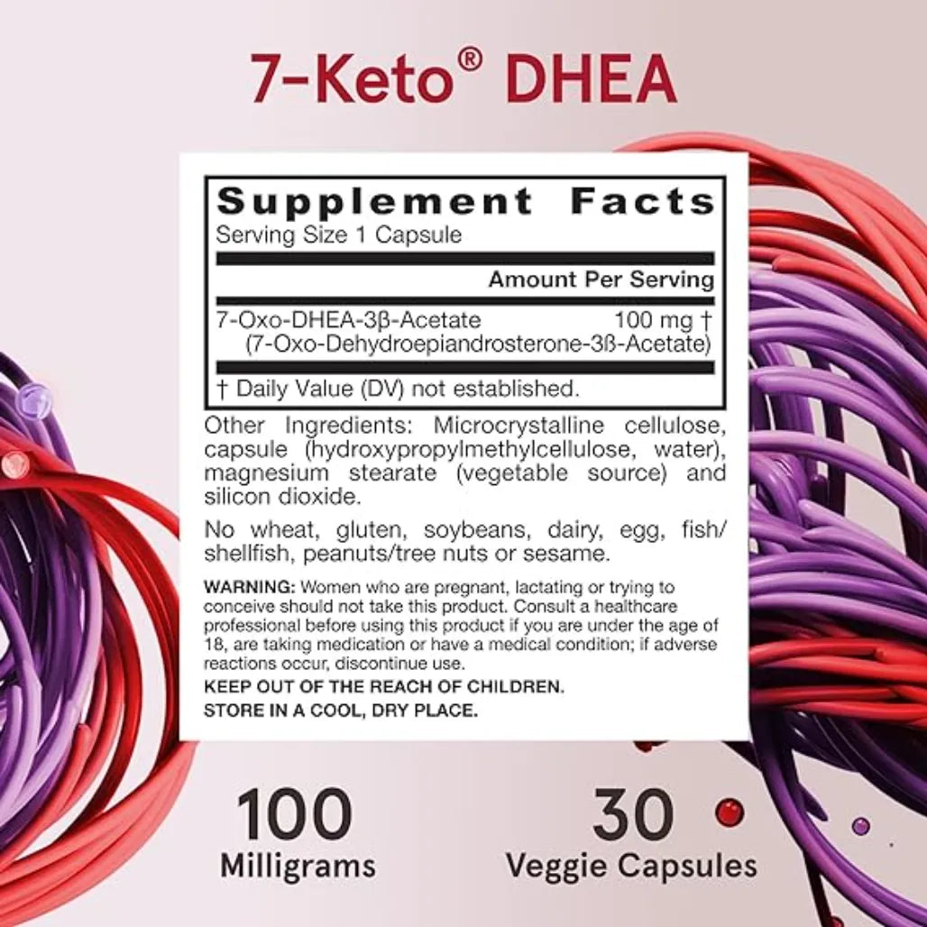 7 Keto DHEA 100 mg Jarrow Formulas