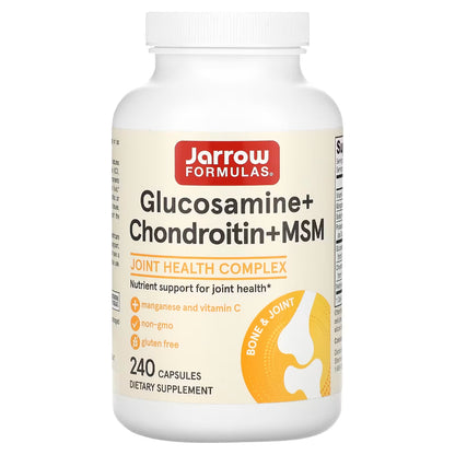 Glucosamine Chondroitin MSM by Jarrow Formulas at Nutriessential.com