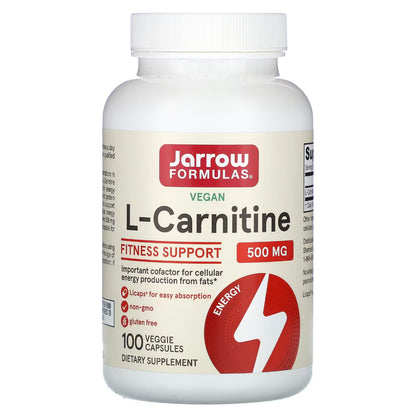 L-Carnitine 500 mg by Jarrow Formulas at Nutriessential.com