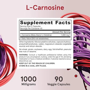 L-Carnosine 500 mg by Jarrow Formulas at Nutriessential.com
