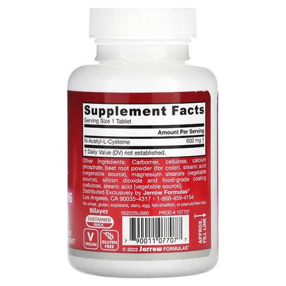 N-A-C Sustain 600 mg by Jarrow Formulas at Nutriessential.com