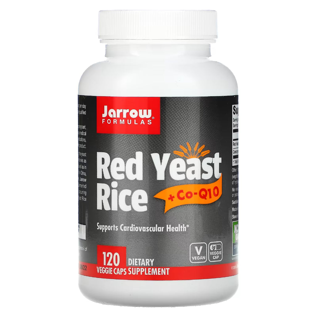 Red Yeast Rice + Co-Q10 by Jarrow Formulas at Nutriessential.com