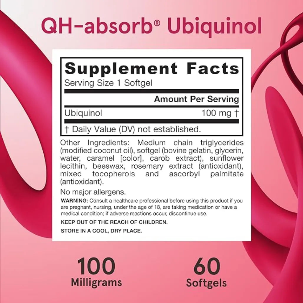 Jarrow-Formulas-Ubiquinol-QH-Absorb-100-mg