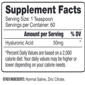 Joints, Skin & Eyes HA High Dose Liquid Hyalogic
