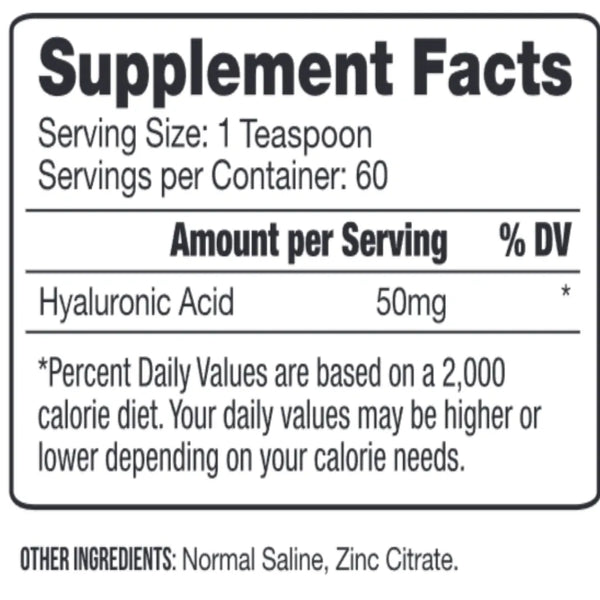 Joints, Skin & Eyes HA High Dose Liquid Hyalogic