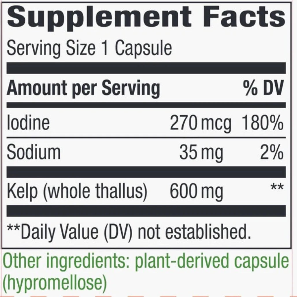 Kelp 600 mg