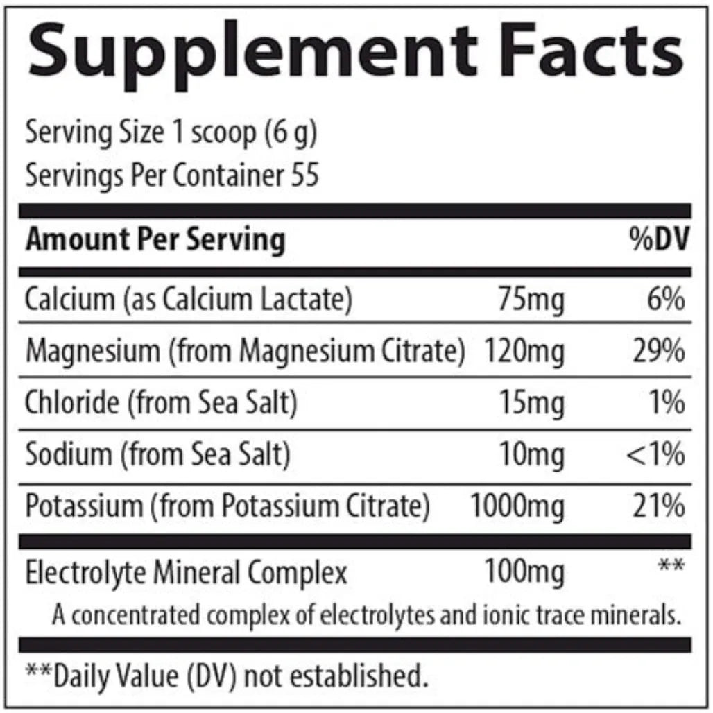 Keto Electrolyte Powder Trace Minerals Research