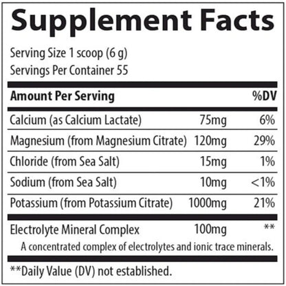 Keto Electrolyte Powder Trace Minerals Research