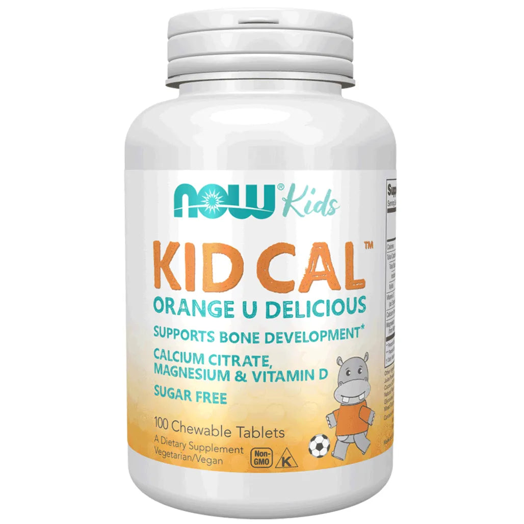 Kid Cal Chewable Calcium 100 chew tabs NOW