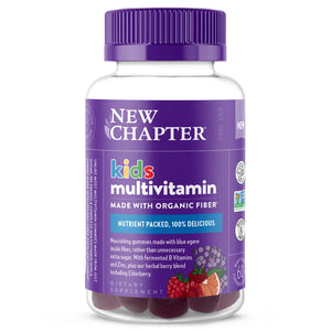 New Chapter Kid's Multivitamin Gummies  - Source of immune-essential vitamins C, D3 & Zinc