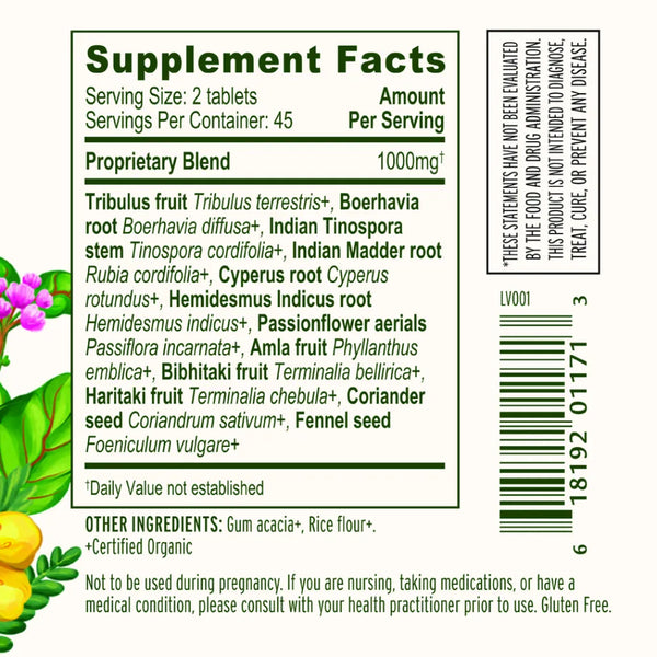 Kidney Formula Tablets Banyan Botanicals