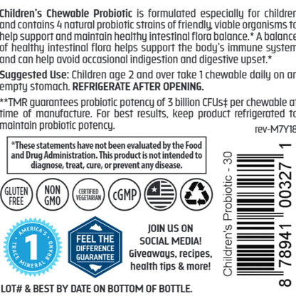 Kids Chewable Probiotic Trace Minerals Research