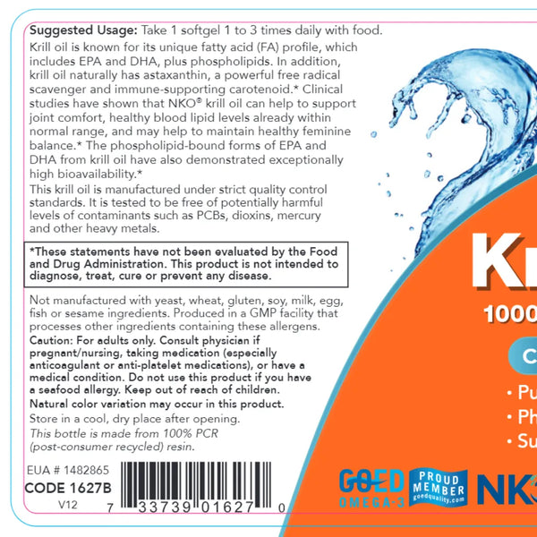 Krill-1000 1000 mg NOW
