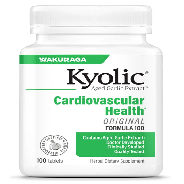 Kyolic Aged Garlic Extract Formula 100 - Cardio Tablets Wakunaga